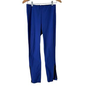 Rag & Bone Simone Zip Ankle Cropped Pants Electric Blue Women's Size 6‎